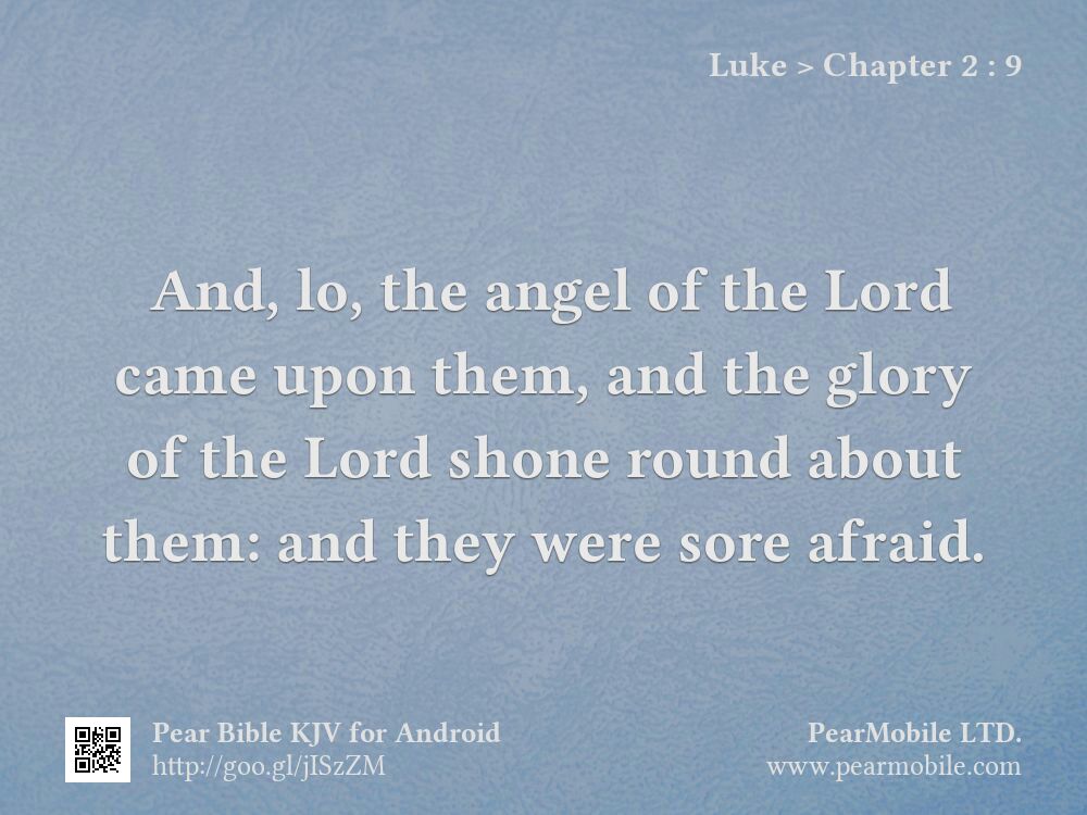 Luke, Chapter 2:9